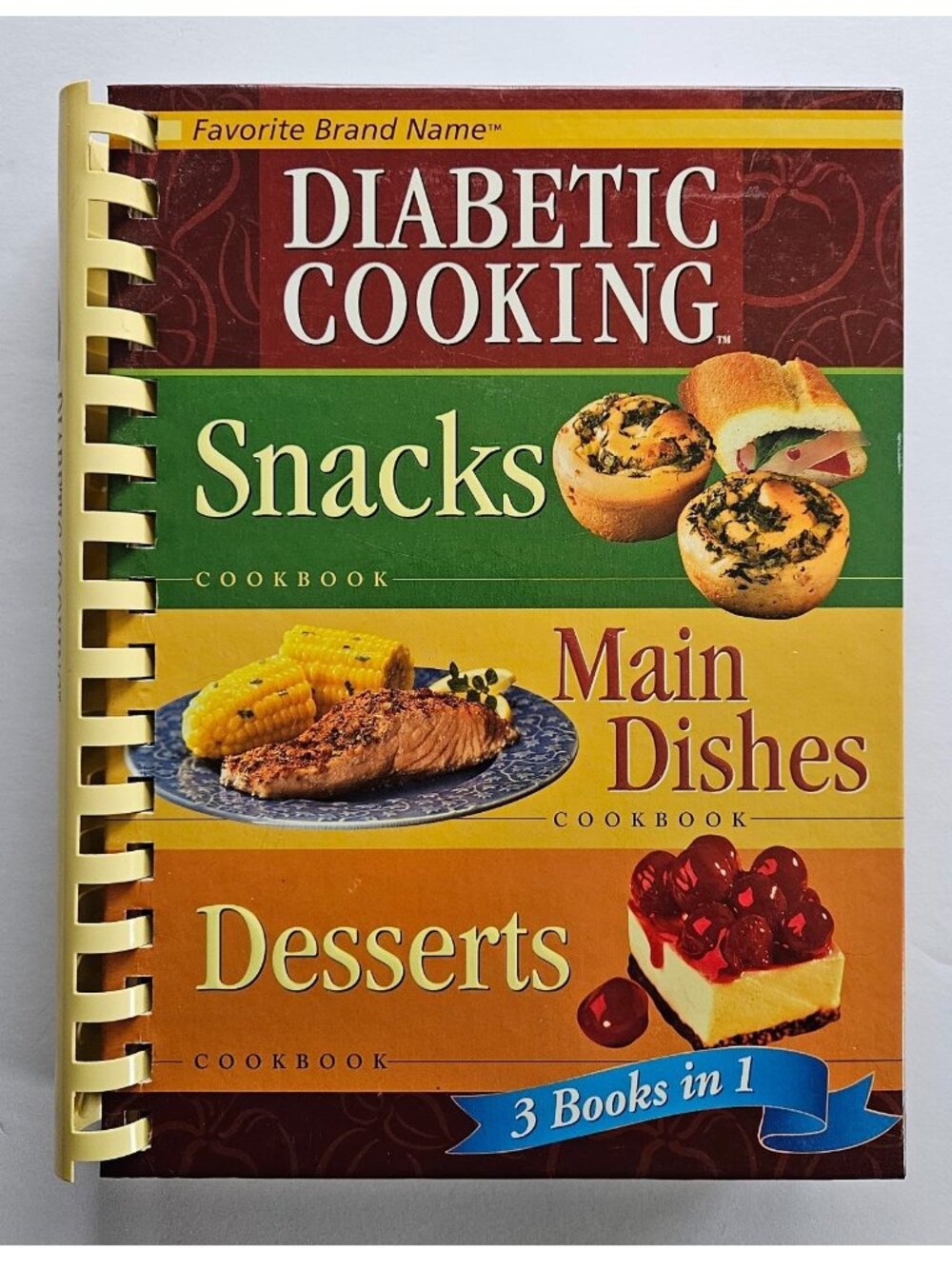 Diabetic Cooking 2007 hardcover grannycore cottagecore healthy recipes decor y2k